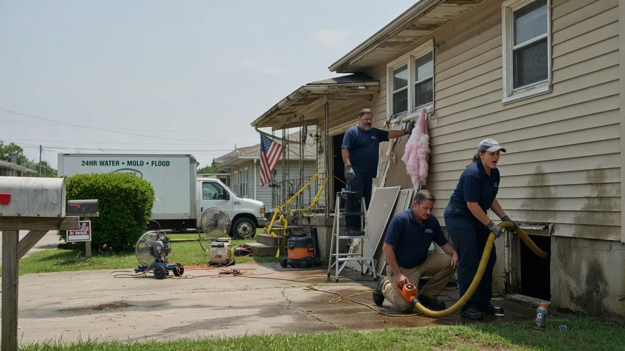 Water Damage Repair in Harrisburg, IL near me